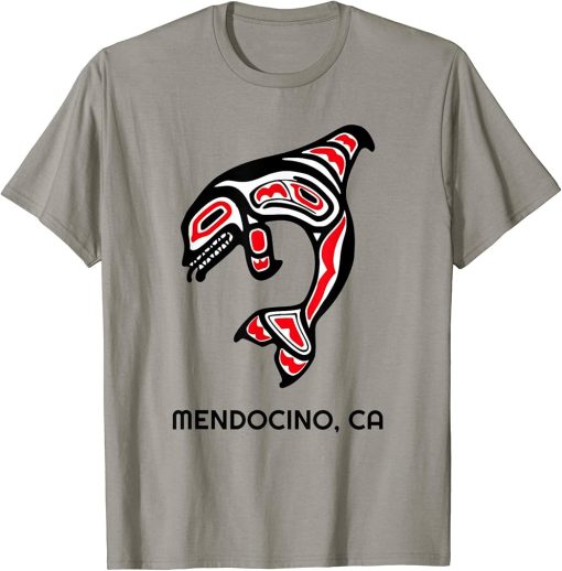 Mendocino, California Native American Orca Killer Whale Gift T-Shirt